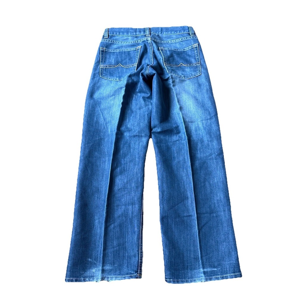 Vintage Avirex Jeans Mens 30x30 Blue Baggy Embroidered Goth Jesse Pinkman